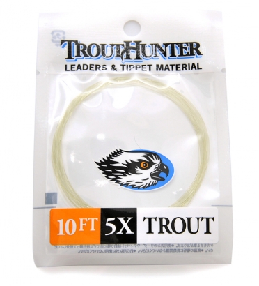 Trout Hunter Nylon Leader 10ft 4X | 0,185 mm i gruppen Kroker Og Terminal Takkel / Ledere Og Fortommsmaterialer hos Sportfiskeprylar.se (TH50042)