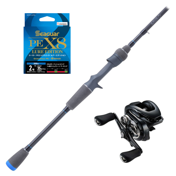 AAVA Tiraphene 7\'4\'\' 6-25g Heavy Jigging Combo i gruppen Kombinasjoner / Kaste Kombinasjoner / Kastesett Abbor hos Sportfiskeprylar.se (TIRAPHENEMETANIUMSCCOMBO)