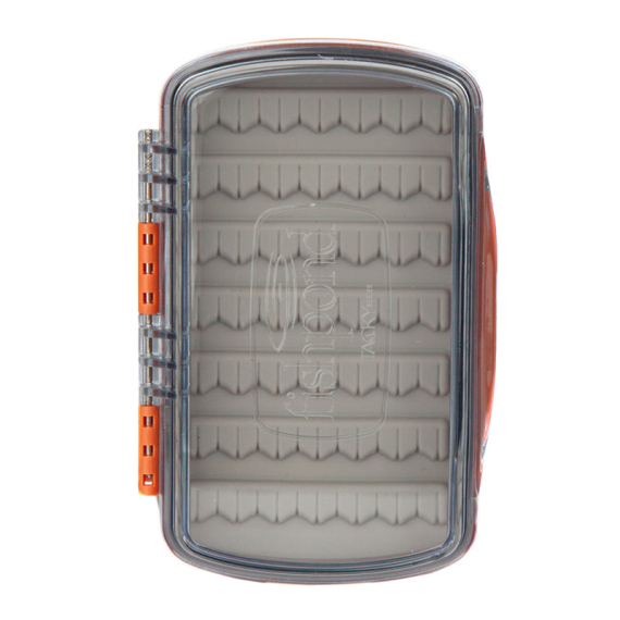 Tacky Pescador Fly Box Small Clear - Burnt Orange i gruppen Oppbevaring / Utstyrsskrin / Flueboks hos Sportfiskeprylar.se (TPFB-S-C-BO)