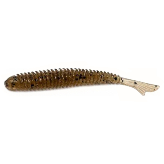 Baitbreath U30 Fish Tail Ringer 9cm - Mud Greenpumpkin/Seed i gruppen Sluker / Softbaits / Abbor Softbaits Og Gjørs Softbaits hos Sportfiskeprylar.se (TRA-BB134)