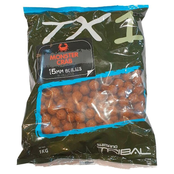 Shimano TX1 Monster Crab Boilies 1kg i gruppen Fiskemetoder / Specimenfiske / Boilies Og Grunnfõr / Boilies hos Sportfiskeprylar.se (TX1MCB201000r)