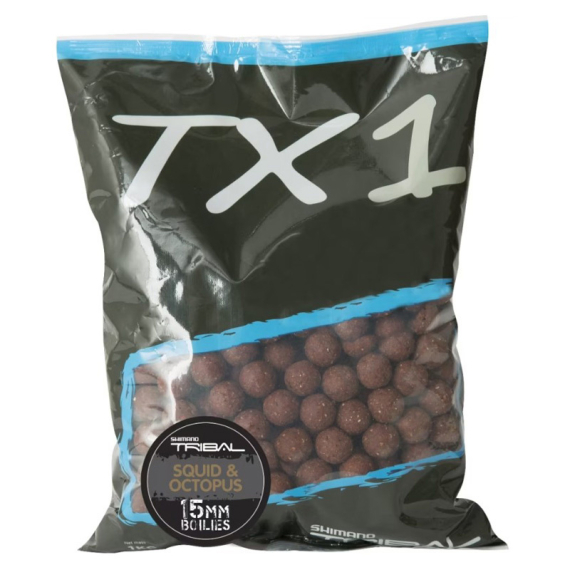 Shimano TX1 Squid & Octopus Boilies 5kg i gruppen Fiskemetoder / Specimenfiske / Boilies Og Grunnfõr / Boilies hos Sportfiskeprylar.se (TX1SOB155000r)