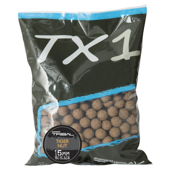 Shimano TX1 Tiger Nut Boilies 5kg i gruppen Fiskemetoder / Specimenfiske / Boilies Og Grunnfõr / Boilies hos Sportfiskeprylar.se (TX1TNB155000r)