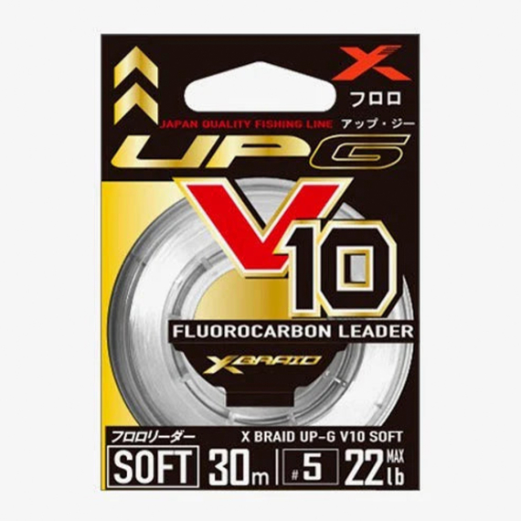 YGK Up-G Leader V10 Soft Flourocarbon Leader i gruppen Kroker Og Terminal Takkel / Ledere Og Fortommsmaterialer / Fortommsmaterialer / Fortommsmateriale Fluorokarbon hos Sportfiskeprylar.se (UPGLEADERV10SOFT30M-7.0r)