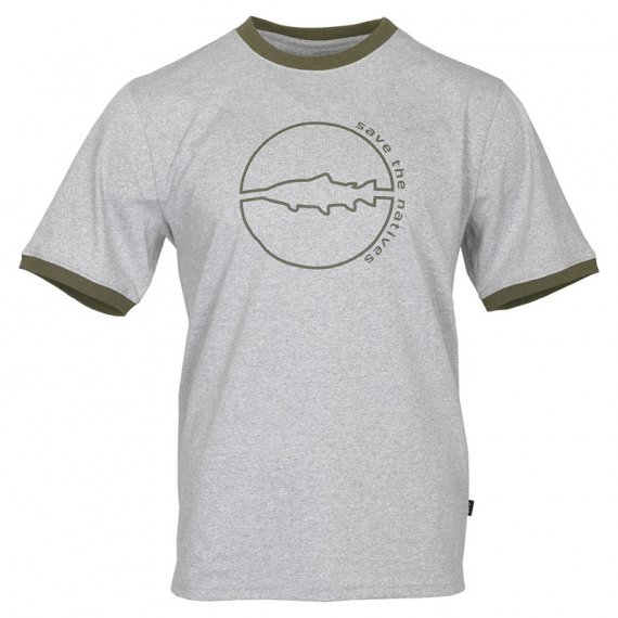Vision Save T-shirt Grey i gruppen Klær Og Fottøy / Klær / T-Skjorte hos Sportfiskeprylar.se (V3041-Sr)