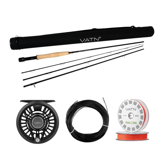 VATN M1 Classic Sink+ Flugset - 9\' #5 i gruppen Kombinasjoner / Fluefiske Kombinasjoner / Enhånds fluefiskesett hos Sportfiskeprylar.se (VATNST952026SINK6)