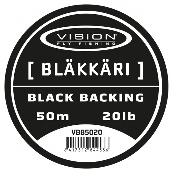 Vision Bläkkäri Black Backing i gruppen Snører / Skyteliner / Backing hos Sportfiskeprylar.se (VBB5020r)