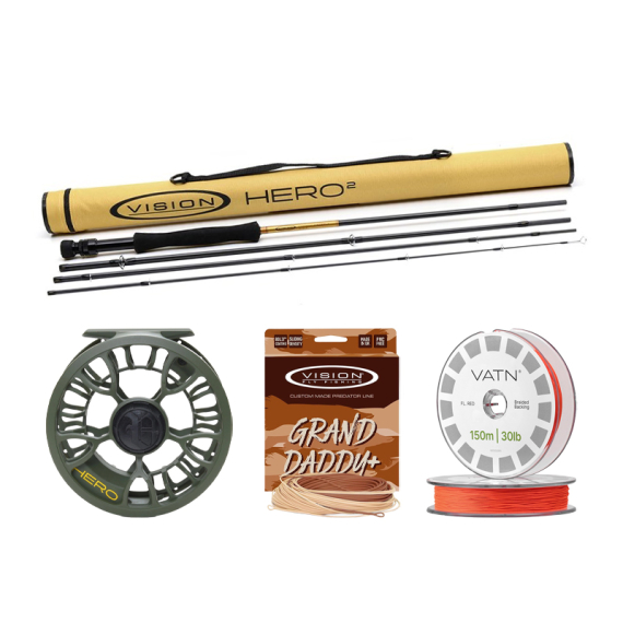 Vision Predator HERO² Gäddflugset - 9\' #10 i gruppen Kombinasjoner / Fluefiske Kombinasjoner / Enhånds fluefiskesett hos Sportfiskeprylar.se (VHII49102026PIKE)