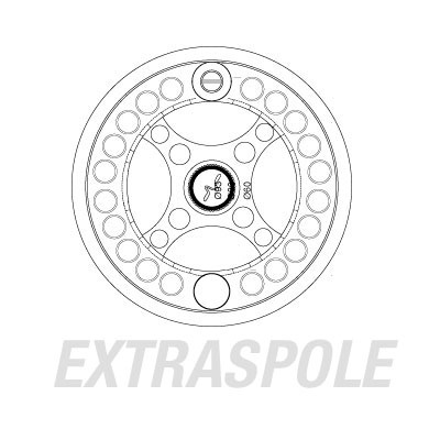 Vision Hero Spare Spool # 4-6 i gruppen Sneller / Fluesneller Og Ekstra Spoler / Ekstra Spole hos Sportfiskeprylar.se (VHR46-001)