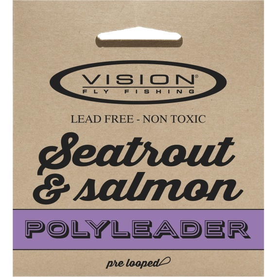 Vision Seatrout & Salmon Polyleader i gruppen Kroker Og Terminal Takkel / Ledere Og Fortommsmaterialer / Ferdiglagde Fortommer / Polyleader hos Sportfiskeprylar.se (VPS0r)