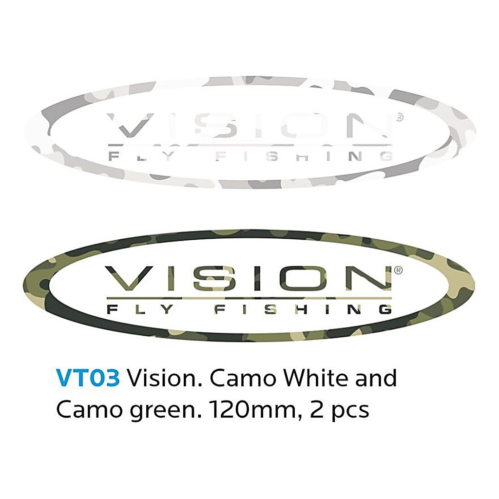 Vision Sticker Camo 120mm 2 pieces i gruppen Annen / Klistremerker Og Dekaler hos Sportfiskeprylar.se (VT03)