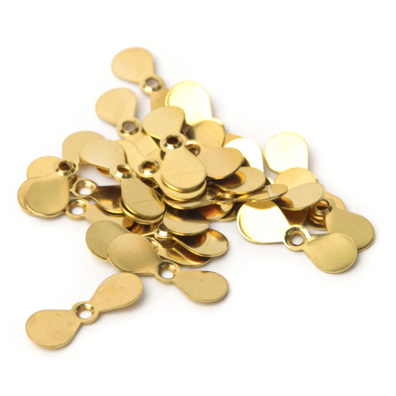 Fly Propellers - Small Gold i gruppen Kroker Og Terminal Takkel / Flue Binding / Fluebindingsmateriale / Poppere Og Magic Heads hos Sportfiskeprylar.se (W-FPL3250)
