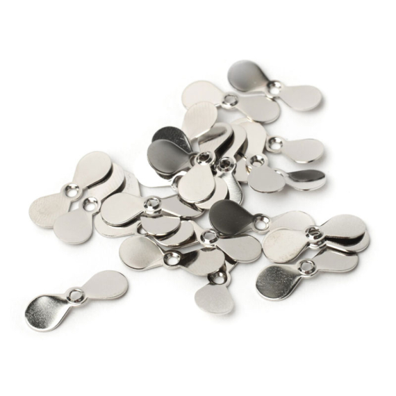 Fly Propellers - Small Silver i gruppen Kroker Og Terminal Takkel / Flue Binding / Fluebindingsmateriale / Poppere Og Magic Heads hos Sportfiskeprylar.se (W-FPL3255)