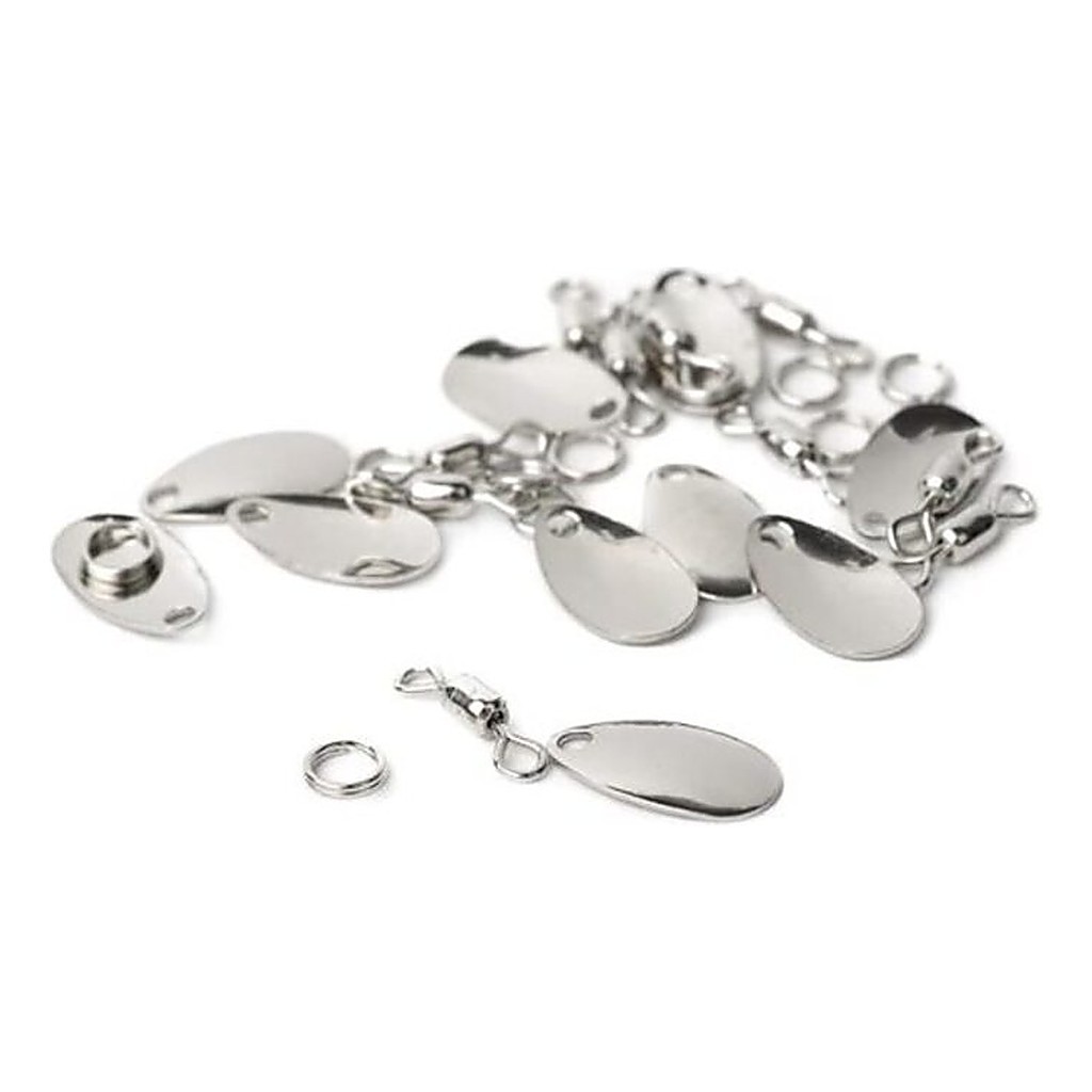 Wapsi Fly Spinner Blades, 0 Nickel (10-pack) i gruppen Kroker Og Terminal Takkel / Rigg Tilbehør / Annet Rig Tilbehør hos Sportfiskeprylar.se (W-FSB1255)