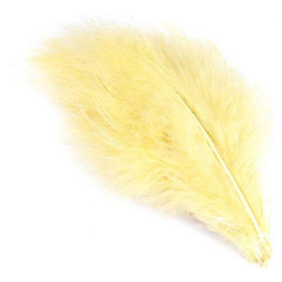 Marabou Plumes - Cream i gruppen Kroker Og Terminal Takkel / Flue Binding / Fluebindingsmateriale / Fjær Og Nakke / Hackle hos Sportfiskeprylar.se (W-MA002)