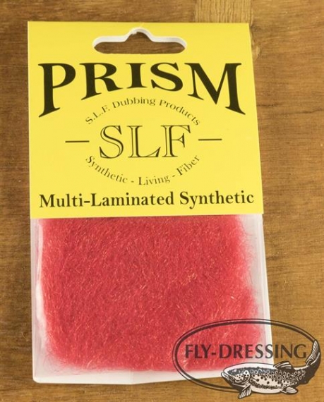 SLF-Prism Dubbing - Fluoro Red i gruppen Kroker Og Terminal Takkel / Flue Binding / Fluebindingsmateriale / Dubbing hos Sportfiskeprylar.se (W-SLFP501)