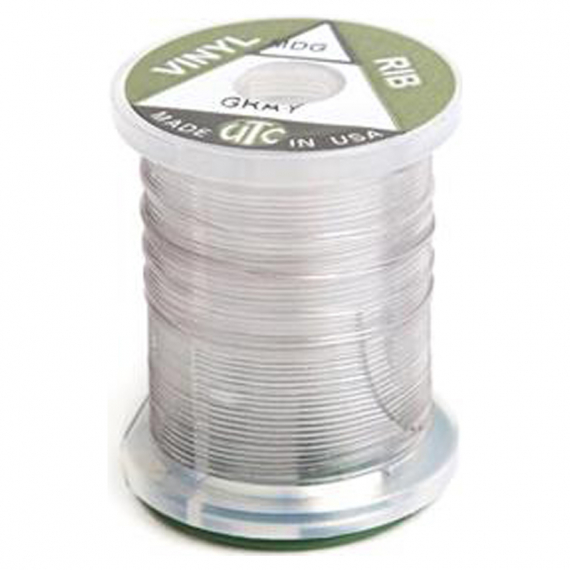 Vinyl D Rib, Midge - Gray i gruppen Kroker Og Terminal Takkel / Flue Binding / Fluebindingsmateriale / Andre Syntetiske Materialer hos Sportfiskeprylar.se (W-VRS030)