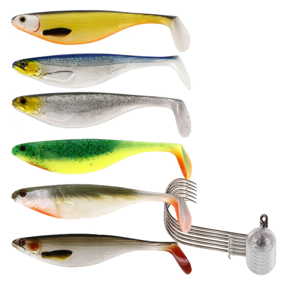 Westin Shadteez 9cm Perch Set i gruppen Sluker / Sluksett / Abbor Baitssett hos Sportfiskeprylar.se (WESTINPDB1)