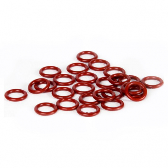 X Zone Wacky Rigging O-rings, 3\'\' & 4\'\' Stick Baits (25-pack) - Red i gruppen Kroker Og Terminal Takkel / Vertikalfiske Og Dropshot Tilbehør hos Sportfiskeprylar.se (WRO3425-RD)