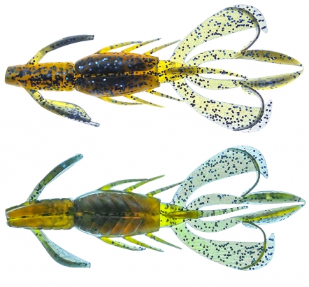 PerchFight Crayfish 4.4\'\' 5-Pack , Okeechobee Blue i gruppen Sluker / Softbaits / Kreps Og / Kreps hos Sportfiskeprylar.se (Z-PC44-OB)