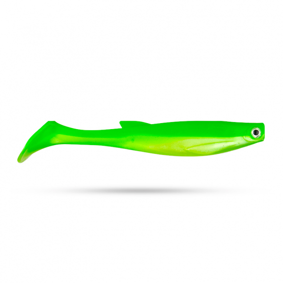 Scout Shad 9cm (5-pack) - Lime Shad i gruppen Sluker / Softbaits / Abbor Softbaits Og Gjørs Softbaits hos Sportfiskeprylar.se (Z-STSS9-9)