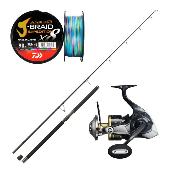 Zenaq Tobizo DBL & Shimano Stella Combo 80-180g i gruppen Fiskemetoder / Havfiske / Havfiskesett hos Sportfiskeprylar.se (ZENAQTOBIZIOSTELLASET)