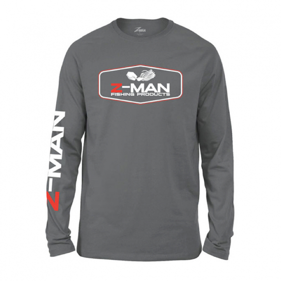 Z-Man Chatterbait Tech Shirtz Charcoal i gruppen Klær Og Fottøy / Klær / Gensere / Langarmet Tskjorte hos Sportfiskeprylar.se (ZMT-C-Lr)