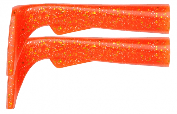 SvartZonker Big Paddle - Orange 2-pack i gruppen Sluker / Ekstra Paddletails hos Sportfiskeprylar.se (ZS101603)