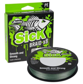 Berkley Sick Braid Moss Green 0,14mm