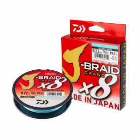 Daiwa J-Braid Grand X8 0.16mm 135m Blue 22Lb
