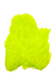 White dyed Fl. Yellow Chartreuse
