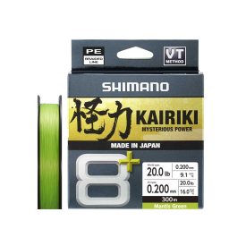 Shimano Kairiki 8+ 300m Green - 0.20mm