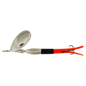 Black/Flouro Orange Silver Blade