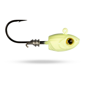 Z-man Micro Shad HeadZ - Glow 3.5g, 1/8oz