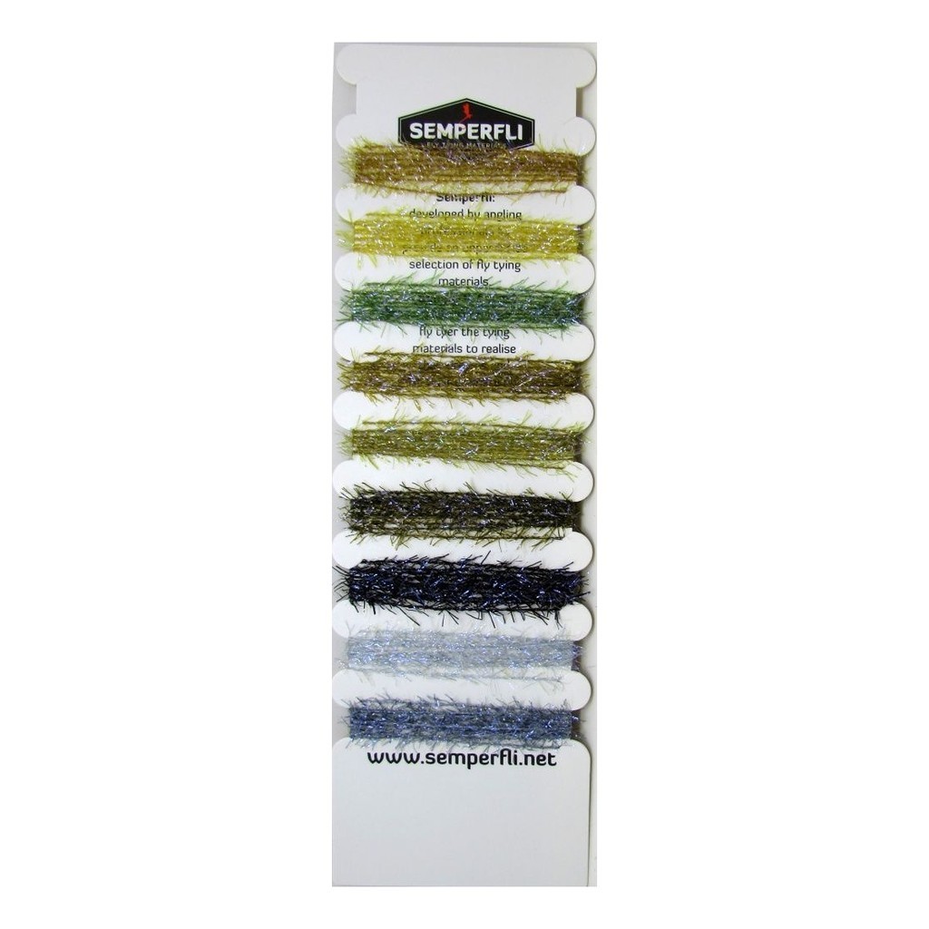 Semperfli Straggle String Mixed Pack - Naturals Collection i gruppen Kroker Og Terminal Takkel / Flue Binding / Fluebindingsmateriale / Yarn Og Chenille hos Sportfiskeprylar.se (sem-straggle-mix-nat)