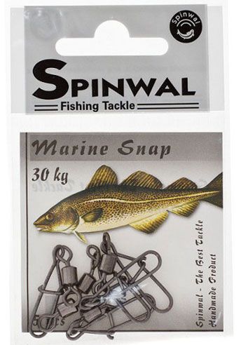 spinwal snap with swivel marine i gruppen Kroker Og Terminal Takkel / Snappere / Hurtigkoblinger hos Sportfiskeprylar.se (spinwalsnap)