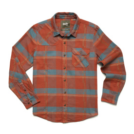 Howler Bro's Harker's Flannel Backdrop Plaid Terracotta