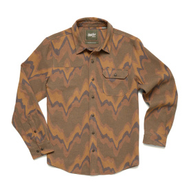 Howler Bro's Harker's Flannel Sediment Jacquard Camel