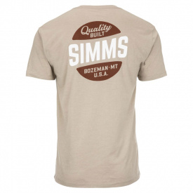 Simms Quality Built Pocket T-Shirt Khaki Heather