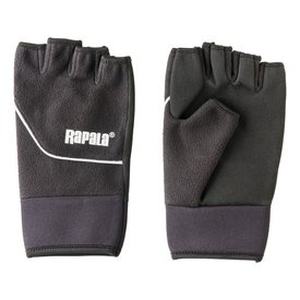 Rapala Soft Shell Cut Finger Gloves Black