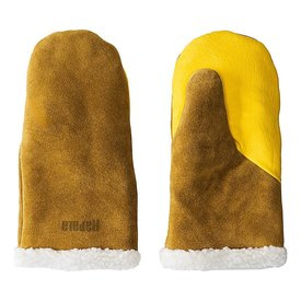Rapala Winter Mitten Deer Leather Teddy Lining Yellow