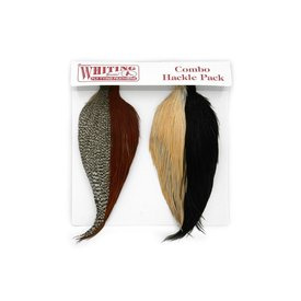 Whiting Introductory Hackle Pack - Four 1/2 Capes