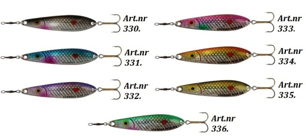 Gladsax Mini Alfa Silver 12g Yellow Red Dot