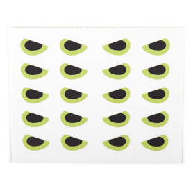 Angry Predator Eyes Chartreuse 10mm