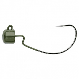 Owner, Block Head Offset Green Pumpkin (4-pack) - 5,5gr, stl 1/0