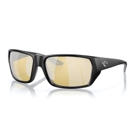 Costa Tailfin Matte Black Sunrise Silver Mirror 580G