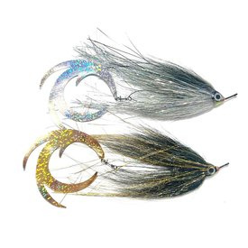 Vision Pike - Jig Dragontail Silver Tinsel fly #4/0
