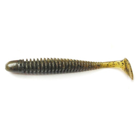Noike Wobble Shad 3'' 7,6cm (9-pack) - Green Pumpkin