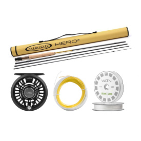 Vision Trout HERO² Dry Fly Taper+ Flugset - 9'3'' #6