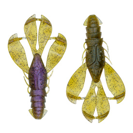 6th Sense Congo Craw 3,8'' 9,6cm (6-Pcs) - Green Pumpkin Pro